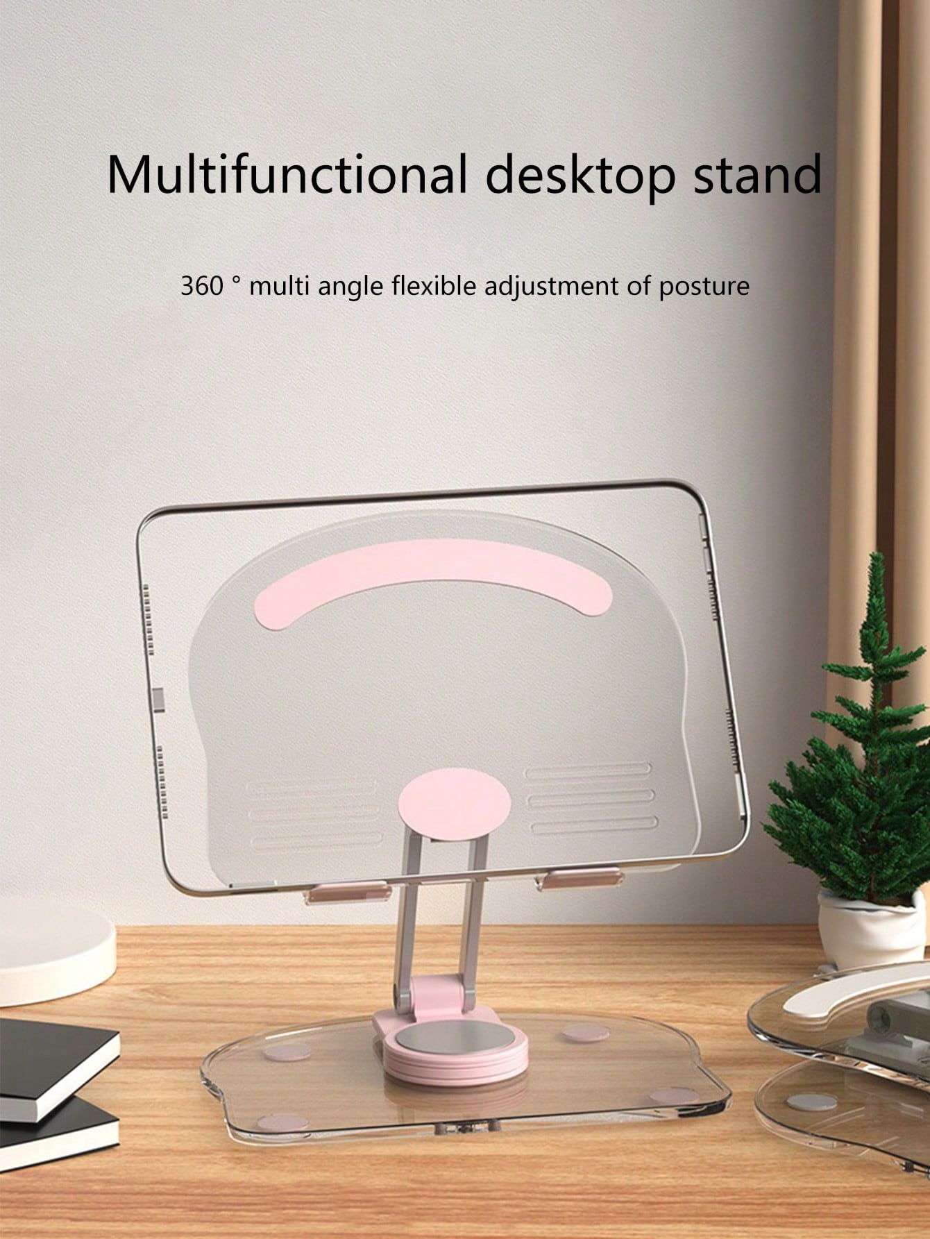 Tablet Accessories For Kids - Transparent acrylic tablet stand, desktop phone