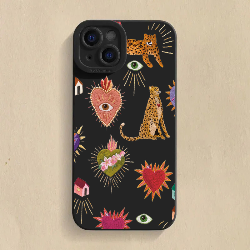 Floral Leopard Eyes Phone Case - Samsung Galaxy S25 评论和价格