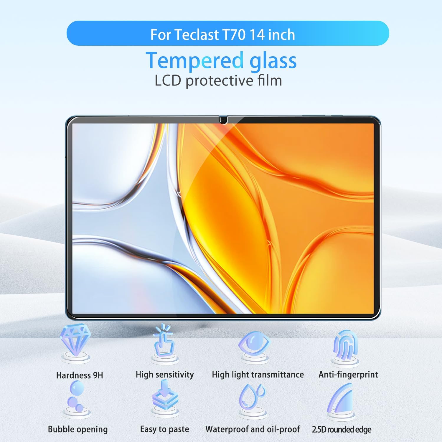 1PC Tempered Glass Screen Prot - Teclast Tablet Accessories 评论和价格