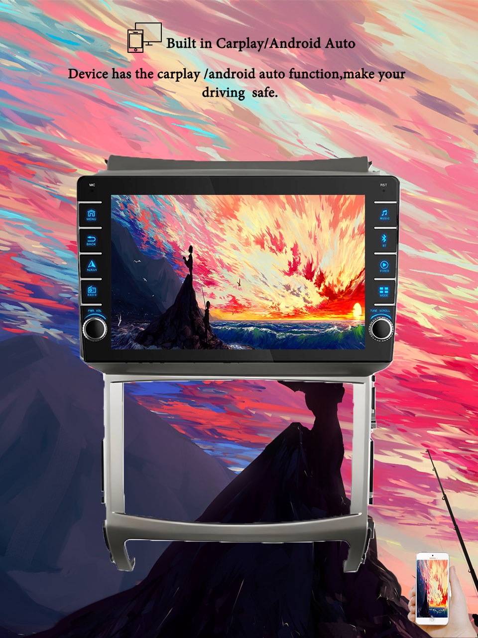 8G+128G Android14 For Hyundai  - Tablet Danish Mobile & Accessories 评论和价格