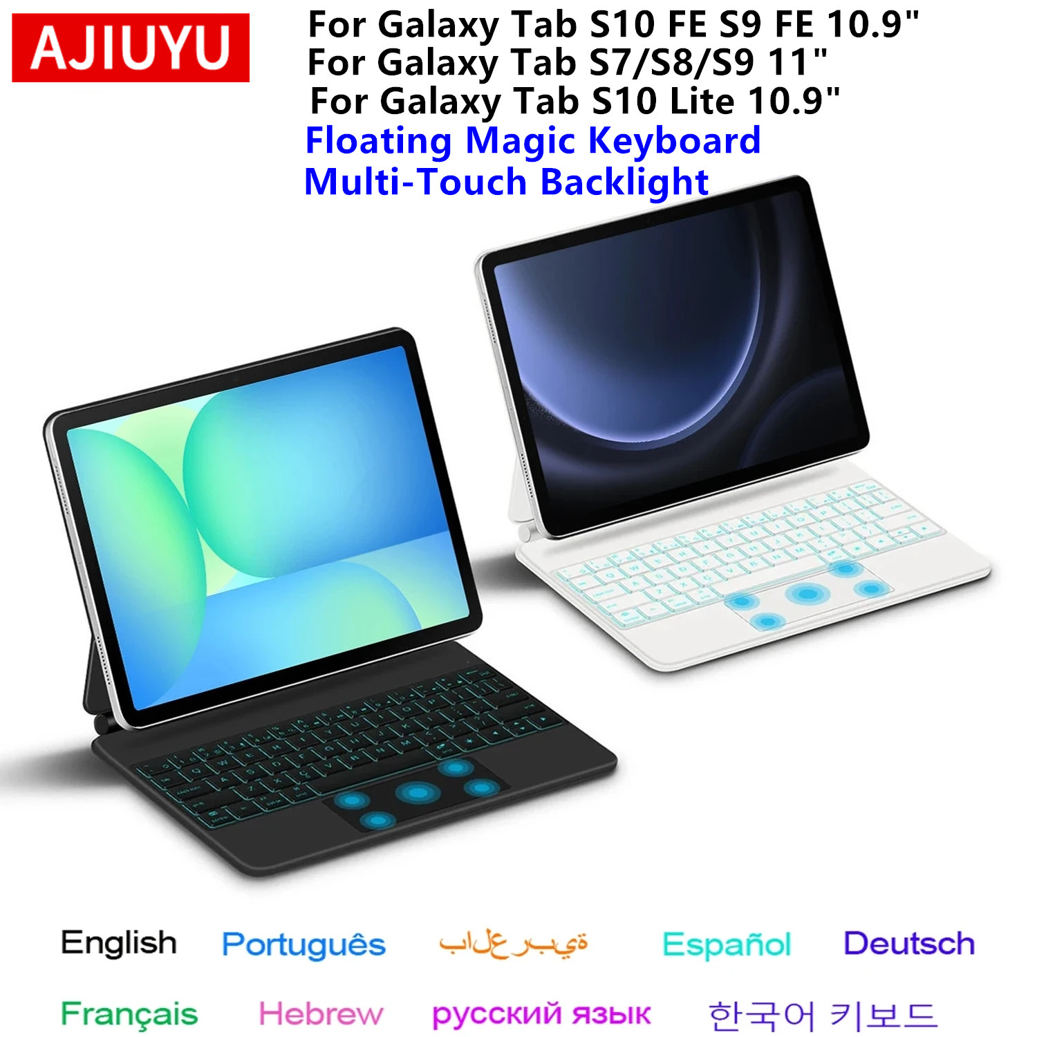 Magic Keyboard for Samsung Gal - Samsung Tablet S10 Accessories 评论和价格