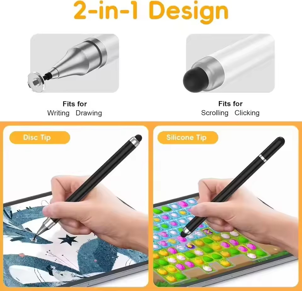 2 in 1 Universal Stylus Pen Fo - Useful Tablet Accessories 评论和价格